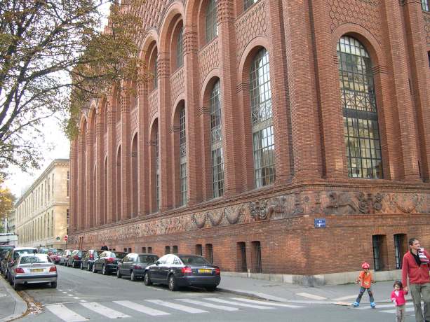  L'institut d'art et d'archéologie - avenue de l'Observatoire, rue Michelet, Paris 6e.